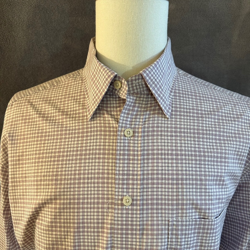New Henry Jacobson Lg lavender 100% cotton sport shirt